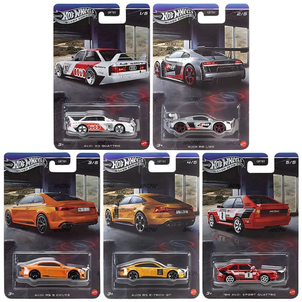 Hot Wheels - Silver Series 2026 Audi Collection Set of 5