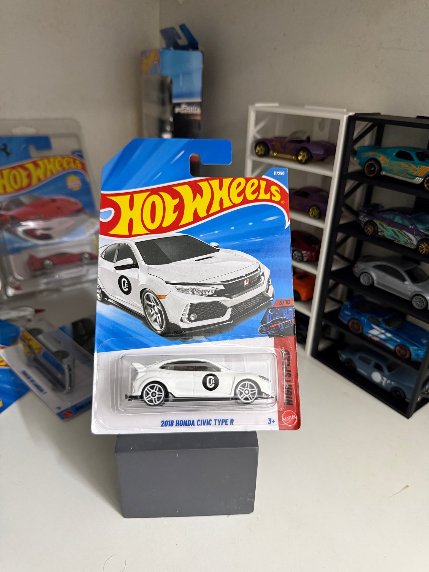 Hot Wheels 2018 Honda Civic Type R - White