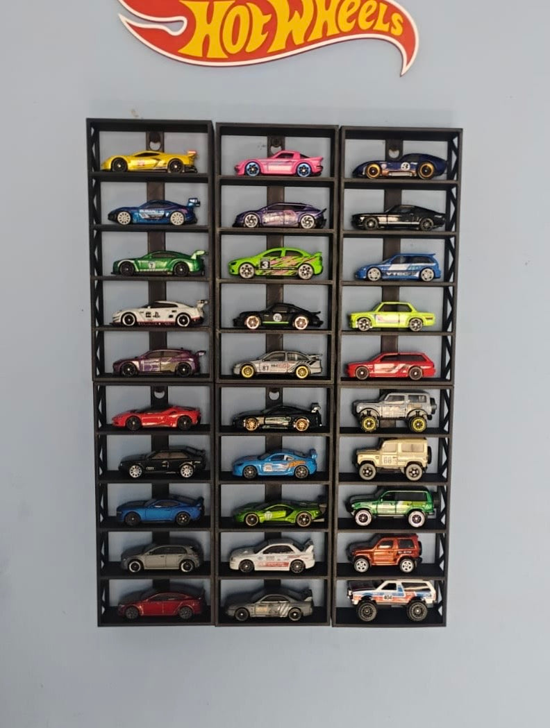 5 Car Garage Stand - Black