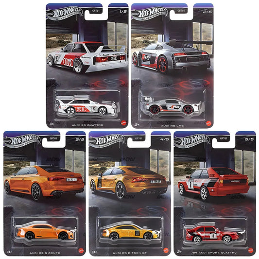 Hot Wheels - Silver Series 2026 Audi Collection Set of 5