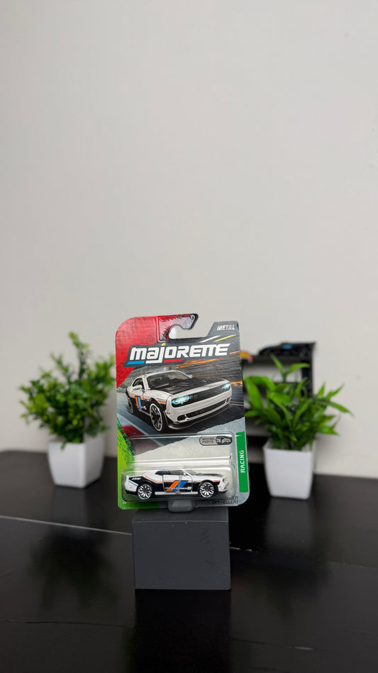 Majorette - Dodge Challenger SRT Hellcat - White & Black