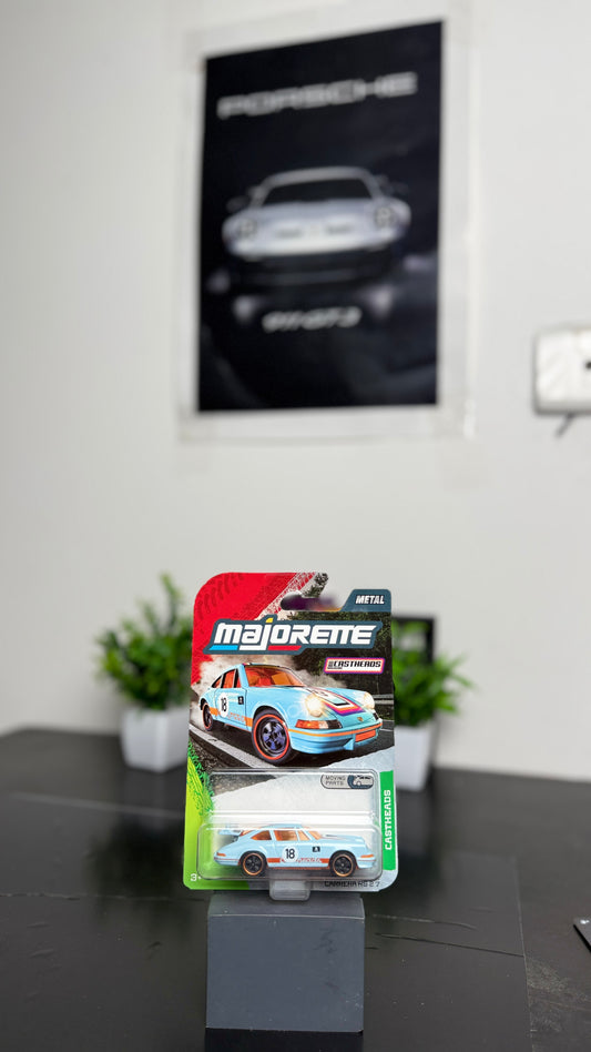 Majorette - Porsche 911 Carrera RS 2.7 CastHeads Premium - Light Blue