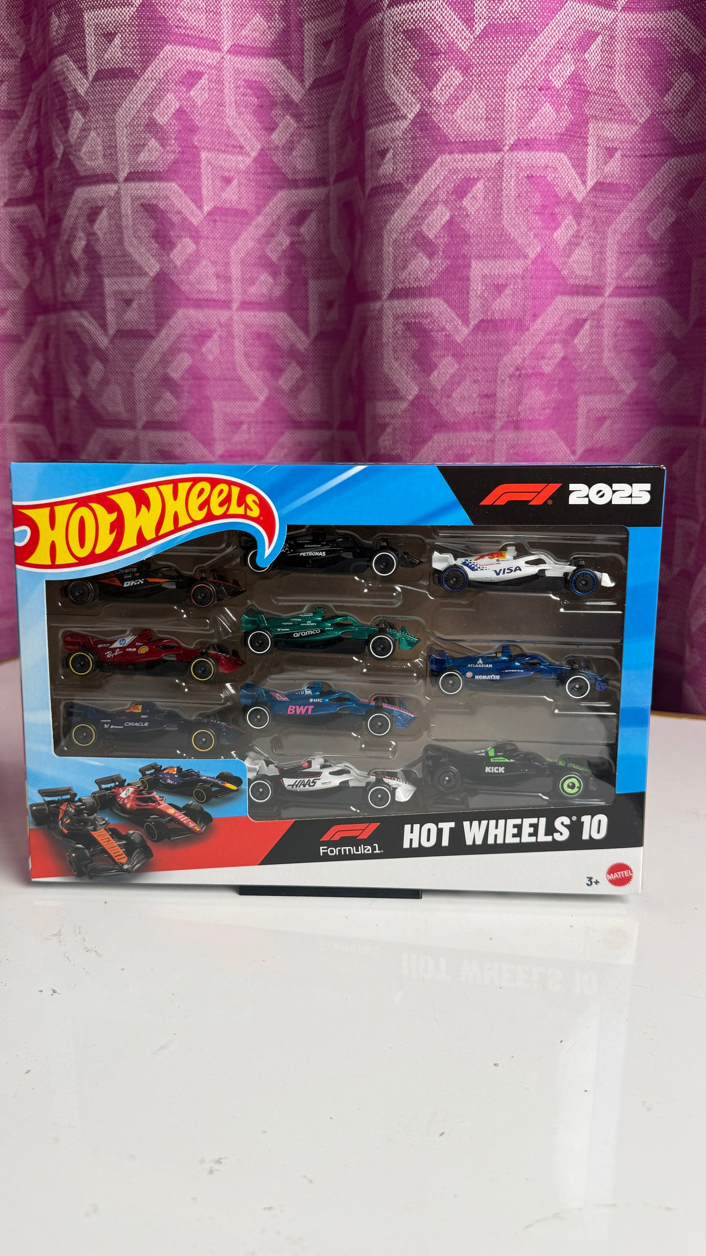 Hot Wheels - Hot Wheels Formula 1 Toy Cars, Set of 10 2025 F1 Racing Team