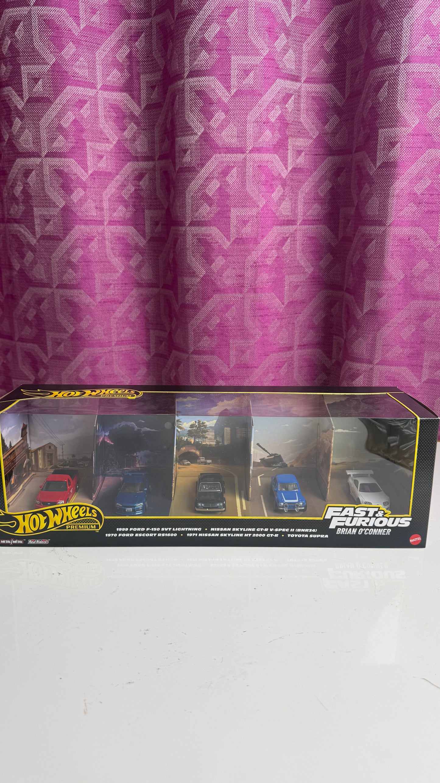 Hot Wheels - Premium Fast & Furious Brian O'Conner 5-Car Collector Set