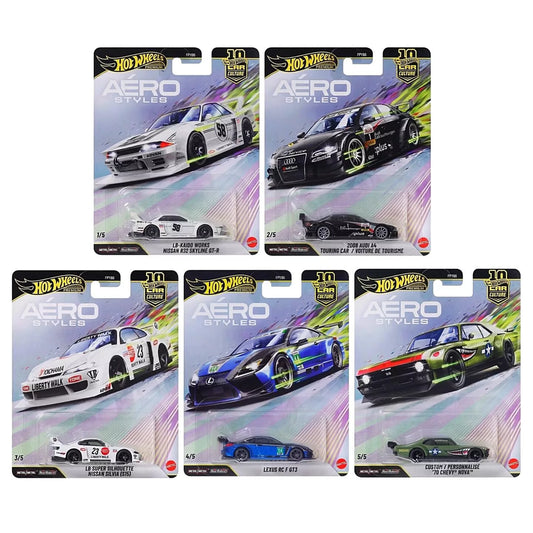 Hot Wheels - Premium Car Culture Aero Styles set of 5
